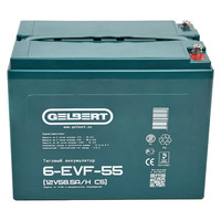 Аккумулятор Gelbert 6-EVF-55 (12V58.5A/H C5)