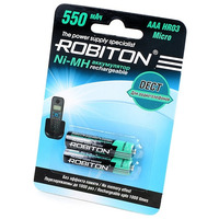 Аккумулятор ROBITON DECT 550MHAAA-2 BL2 13903