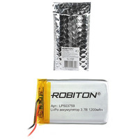 Аккумулятор ROBITON LP503759 3.7В 1200мАч PK1 14064