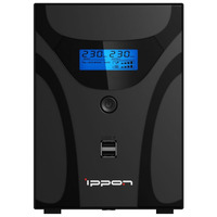 ИБП Ippon Smart Power Pro II Euro 2200 1200 Вт 2200 ВА Черный