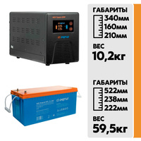 Комплект ИБП Энергия Гарант 2000 + АКБ Энергия GPL 12-200 2шт.