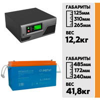Комплект SMART 812 + АКБ Энергия GPL 12-150