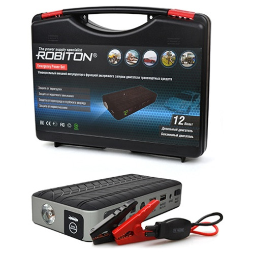 Пуско-зарядное устройство Robiton Emergency Power Set 12000 мА*ч / 600 А