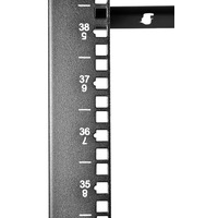 Стойка телекоммуникационная серверная ЦМО 45U, глубина 750 мм, цвет черный СТК-С-45.2.750-9005