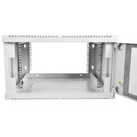 Шкаф телекоммуникационный настенный ЦМО 9U (600 × 480) дверь стекло ШРН-9.480