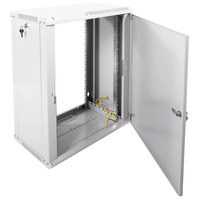 Шкаф телекоммуникационный настенный ЦМО разборный ЭКОНОМ 15U (600 × 350) дверь металл ШРН-Э-15.350.1