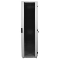 Шкаф телекоммуникационный напольный ЦМО 42U (800 × 1000) дверь стекло, цвет чёрный ШТК-М-42.8.10-1ААА-9005