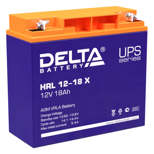Аккумулятор Delta HRL 12-18 X