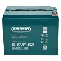 Аккумулятор Gelbert 6-EVF-52 (12V55A/H C5)