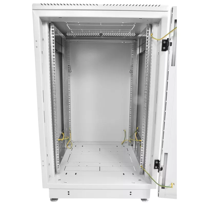 Шкаф телекоммуникационный напольный ЦМО 27U (600 × 1000) дверь перфорированная 2 шт. ШТК-М-27.6.10-44АА