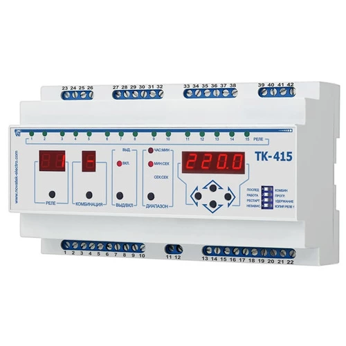 Последовательно-комбинационный таймер NOVATEK ТК-415